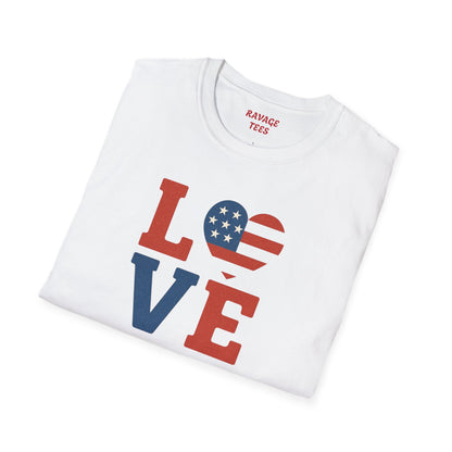 Soft Unisex Freedom & Love Graphic Tee | Gift & Daily Wear