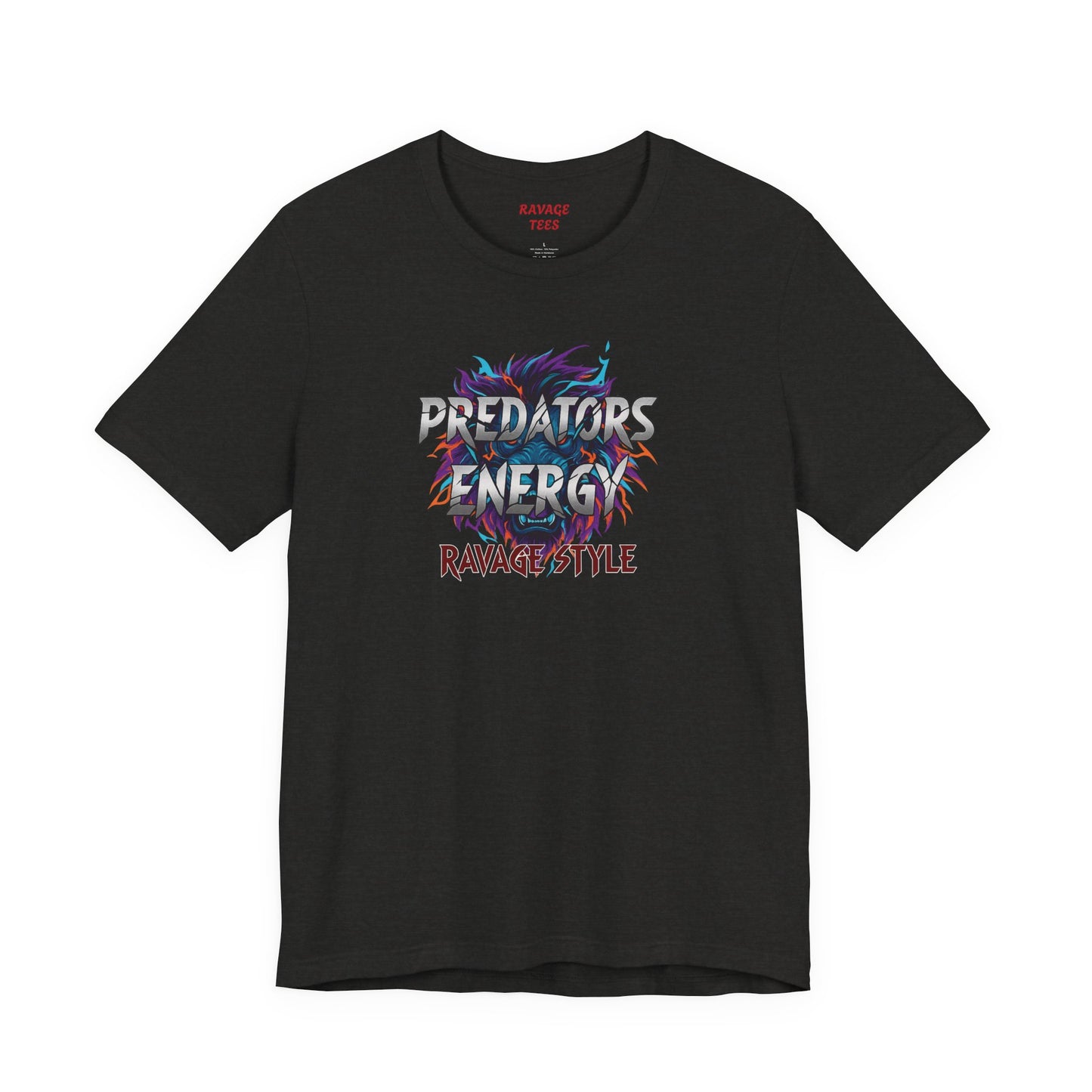 PREDATORS ENERGY RAVAGE STYLE | Bold Graphic Tee & Unisex Summer Shirt