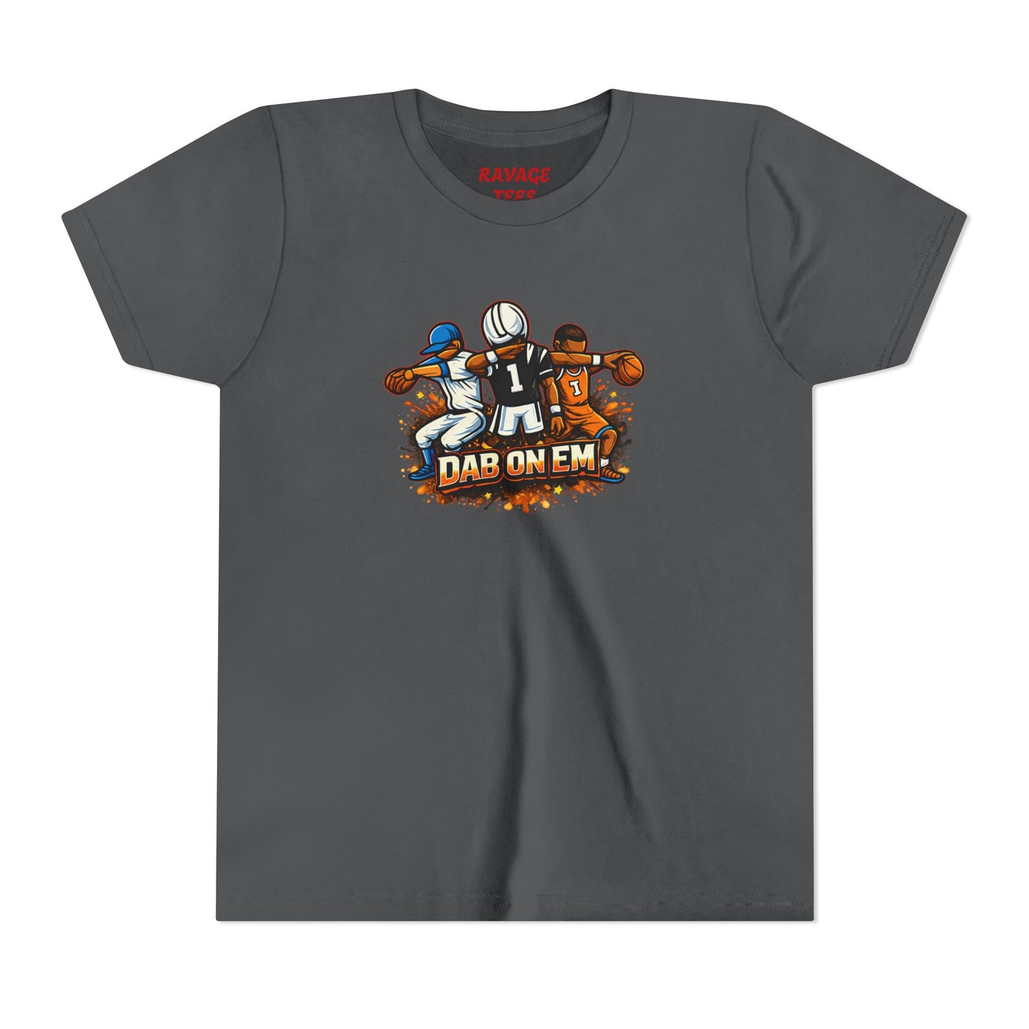 Youth Football Tee - 'Dab On Em' Kids Sports T-Shirt