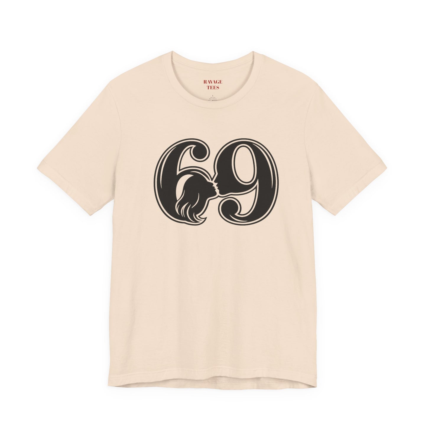 69 Retro Swirl Number Tee