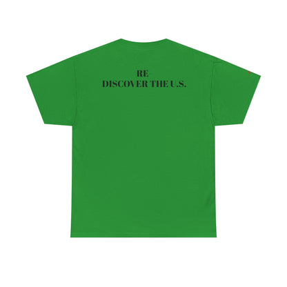 Re-Discover the U.S. Travel T-Shirt, Adventure Tee, USA Discovery Shirt