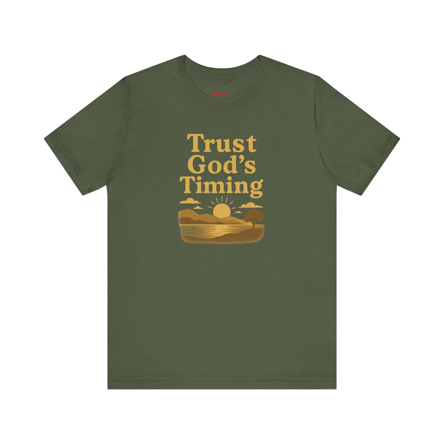 Unisex Inspirational Tee - Trust God's Timing, Relaxed Fit T-Shirt, Motivational Shirt for Everyday Wear, Plus Size Available, Gifts [...]