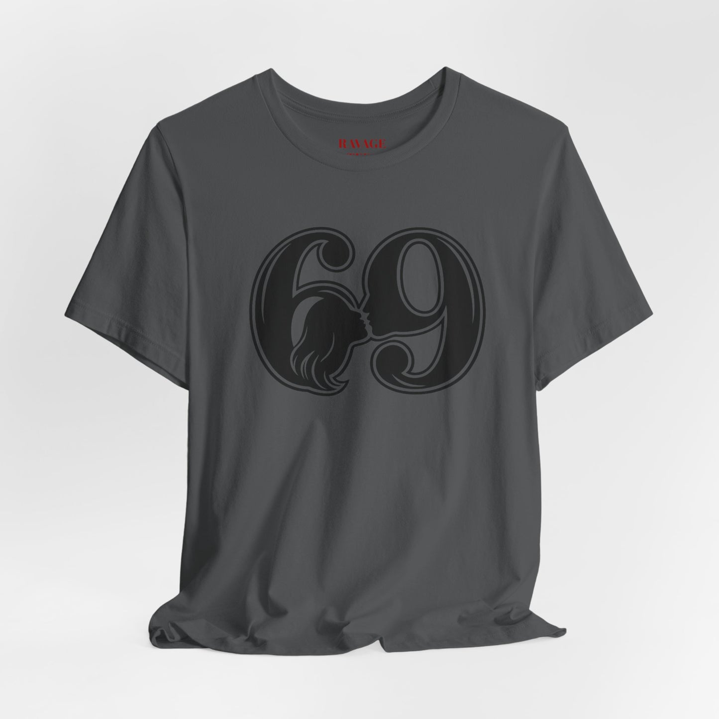 69 Retro Swirl Number Tee