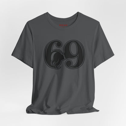 69 Retro Swirl Number Tee