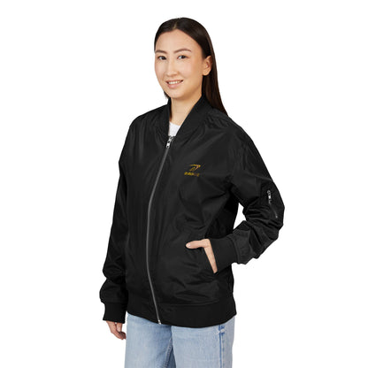 RAVAGE Embroidered Bomber: Eco-Friendly Unisex Streetwear Gift