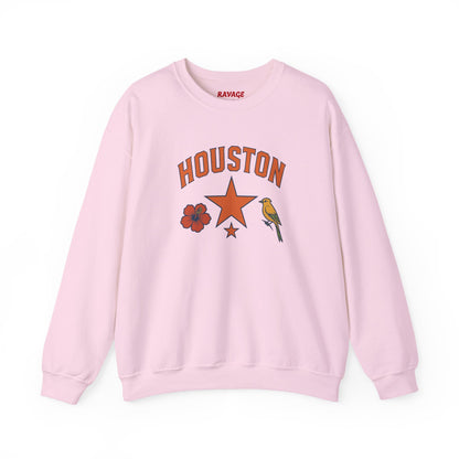 RAVAGE Houston(H-Town) Vibe Unisex Crewneck Sweatshirt