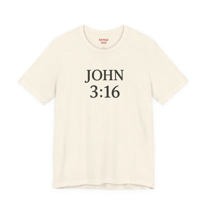 **JOHN 3:16 Faith-Inspired Unisex Tee