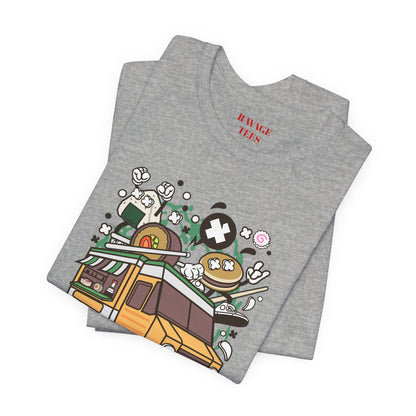 Cute Vintage Street Food Van Tee