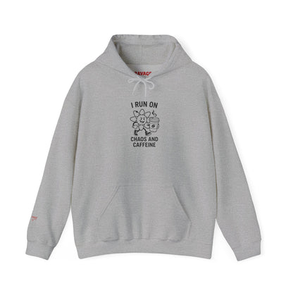 Caffeine Chaos Hoodie - Cozy Unisex Sweatshirt, Ideal for Coffee Lovers, Gift for Friends, Birthday, Relaxation, Casual Wear