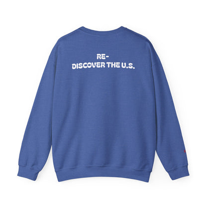 City Map Crewneck Sweatshirt, Cozy Urban Style for Travel Lovers or Travel Enthusiasts