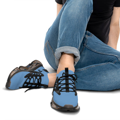 LIGHT BLUE RAVAGE Men's Mesh Sneakers