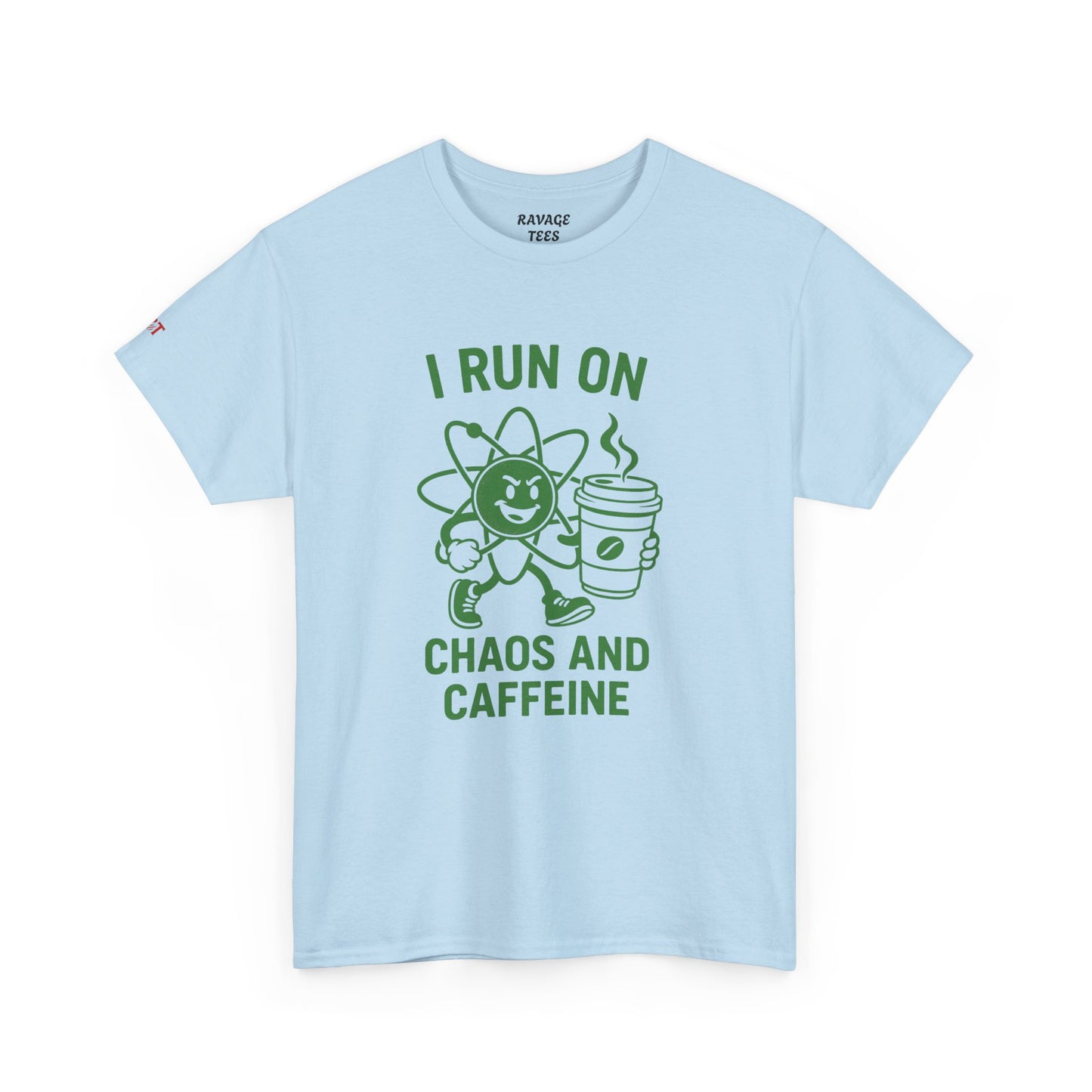 Caffeine Chaos Tee - Fun Unisex Shirt for Coffee Lovers
