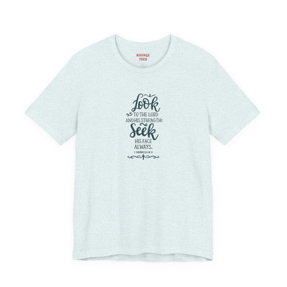 Seek His Guidance Tee: Inspirational Faith Quote Unisex T-Shirt