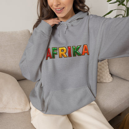 Afrika Map Hoodie – African Pride Pullover Sweatshirt
