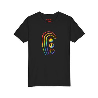 Youth Rainbow Peace & Love Tee