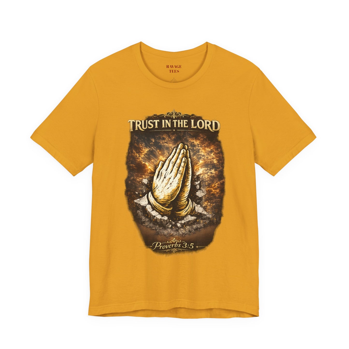 Trust in the Lord Praying Hands Tee (Proverbs 3:5)