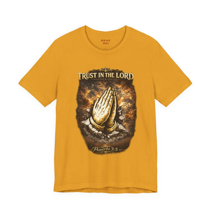 Trust in the Lord Praying Hands Tee (Proverbs 3:5)