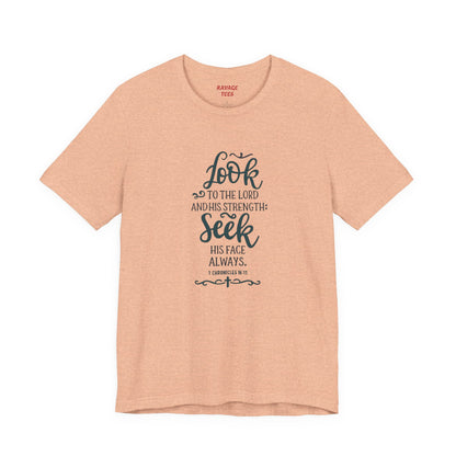 Seek His Guidance Tee: Inspirational Faith Quote Unisex T-Shirt