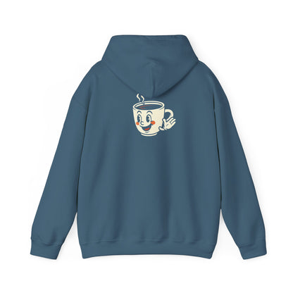Caffeine Lover's Cozy Hoodie - Unisex Heavy Blend, Gifts for Coffee Enthusiasts, Comfy Sweater for All Occasions, Cute, Fun Design