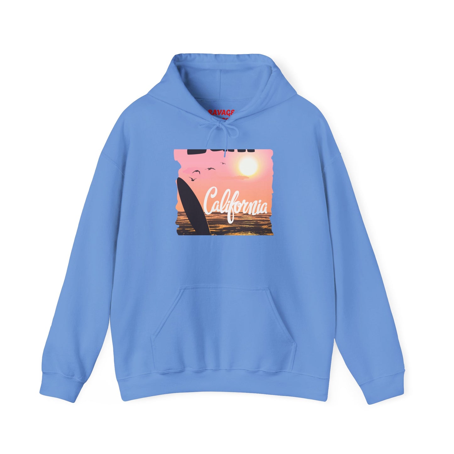 California Sunset Hoodie, Surfing Sweatshirt, Summer Vibes Apparel