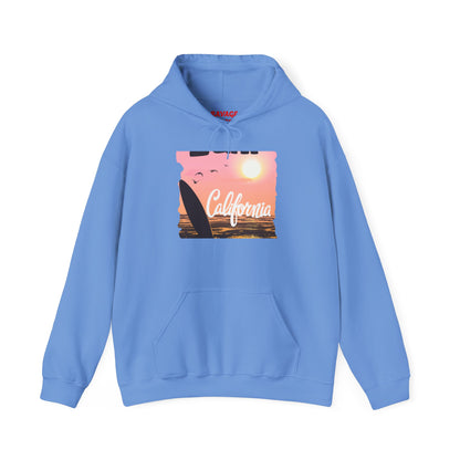California Sunset Hoodie, Surfing Sweatshirt, Summer Vibes Apparel
