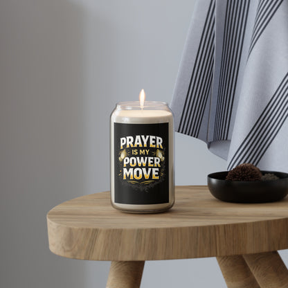 Prayer Is My Power Move Soy Candle — 13.75 oz Scented Inspirational Candle