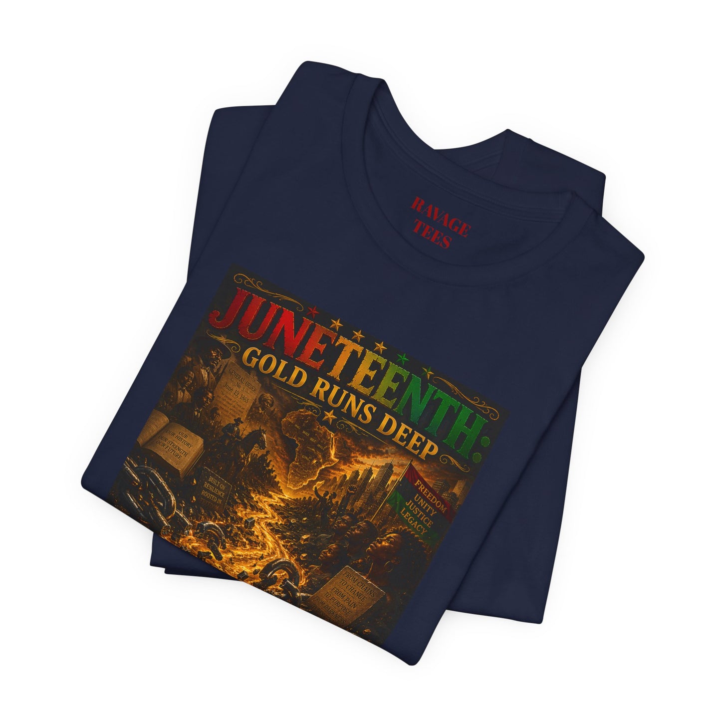 Juneteenth 'Gold Runs Deep' T-Shirt