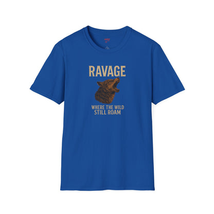RAVAGE Where the Wild Still Roam Tee | Vintage Adventure Graphic T-Shirt, Unisex Outdoors Apparel, Camping & Nature Lovers Gift