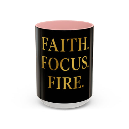 Faith-Inspired Coffee Mug - Motivational Black Mug for Daily Inspiration, Gift for Christians, Office Decor, Home Beverage