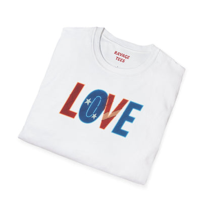 Soft Unisex Freedom & Love Graphic Tee | Gift & Daily Wear