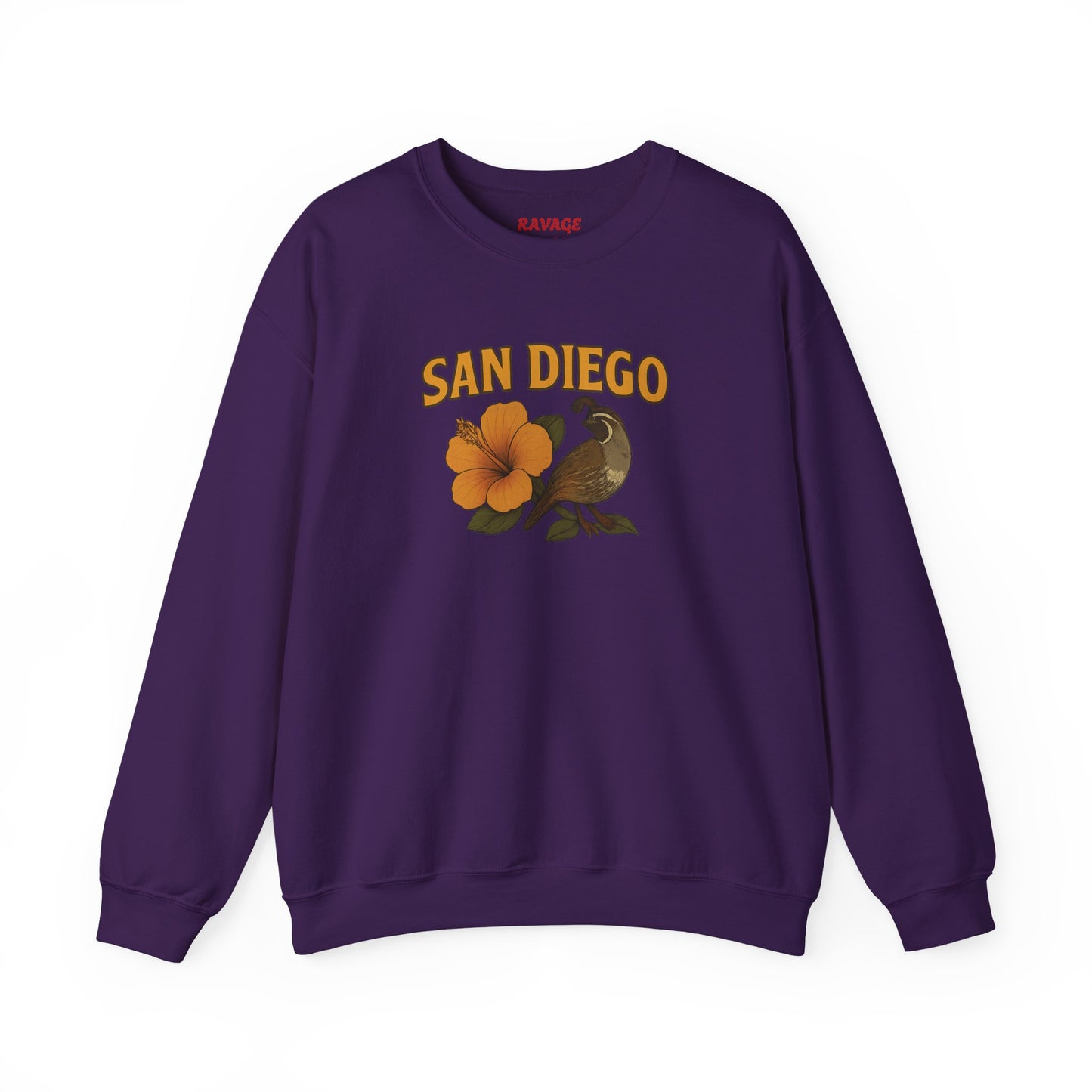 RAVAGE San Diego City Vibe Unisex Crewneck Sweatshirt