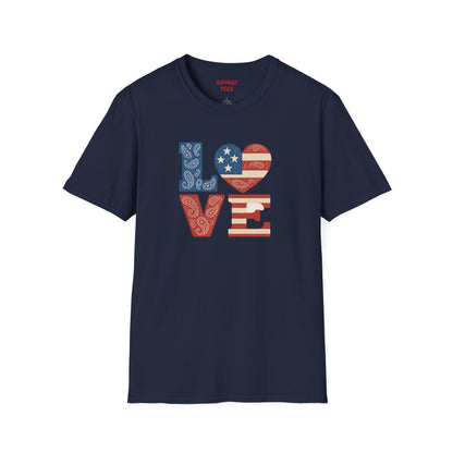 Soft Unisex Freedom & Love Graphic Tee | Gift & Daily Wear