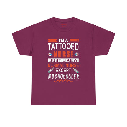 Tattooed Nurse Tee - Unisex Cotton Shirt for Nurse Appreciation, Medical Humor Tee, Fun [...]