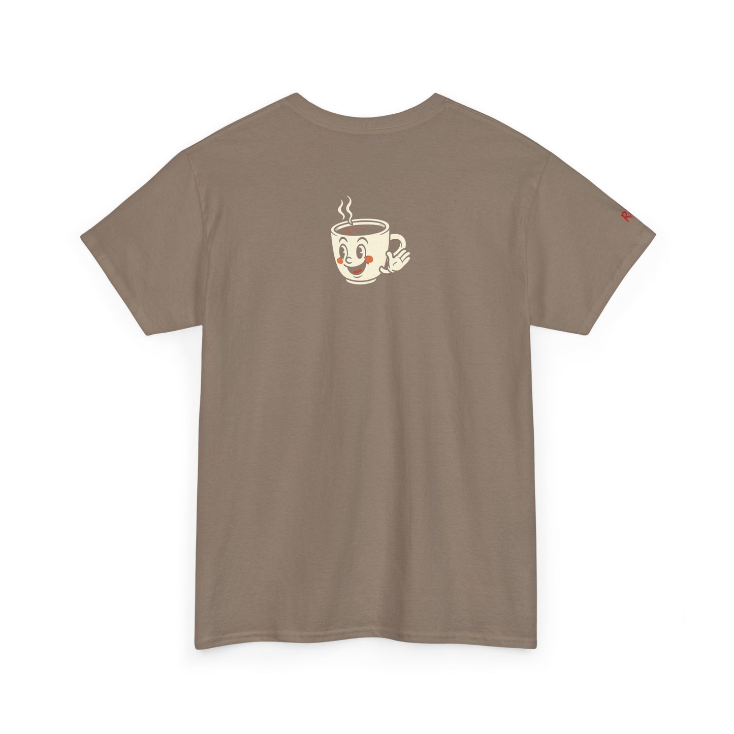 Coffee Lover's Unisex Tee - I Run on Chaos and Caffeine, Funny T-Shirt, Gift for Coffee Enthusiasts, Casual Wear, Relaxed Fit