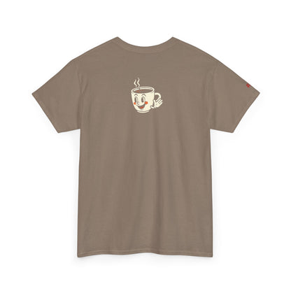 Coffee Lover's Unisex Tee - I Run on Chaos and Caffeine, Funny T-Shirt, Gift for Coffee Enthusiasts, Casual Wear, Relaxed Fit