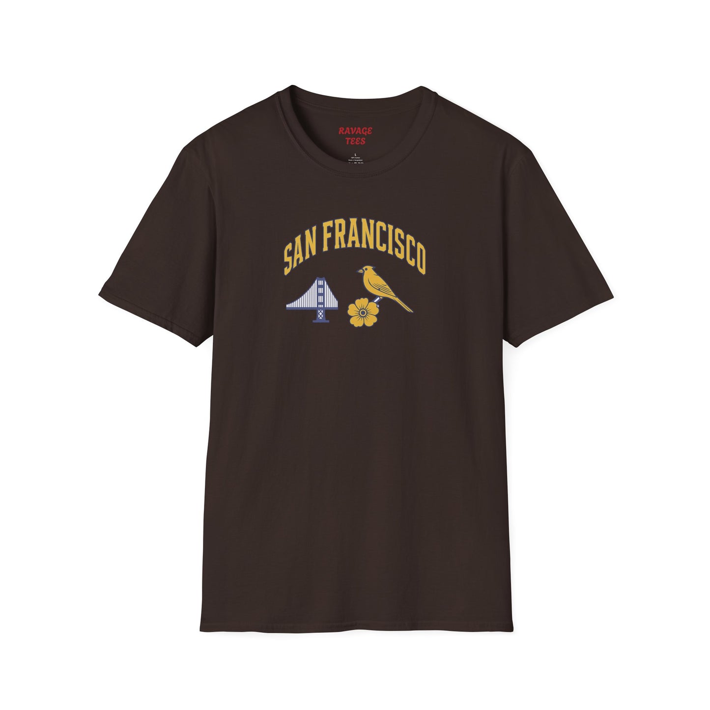 SAN FRANCISCO Vibes Unisex T-Shirt – Casual Summer Tee, Beachwear, Travel Outfit, Vacation Style, Gift for Him or Her