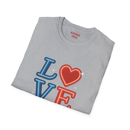 Soft Unisex Freedom & Love Graphic Tee | Gift & Daily Wear