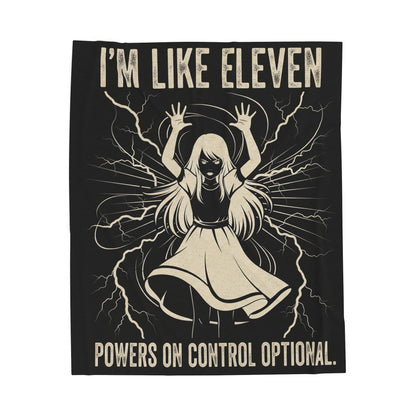 Eleven Powers Velveteen Plush Blanket