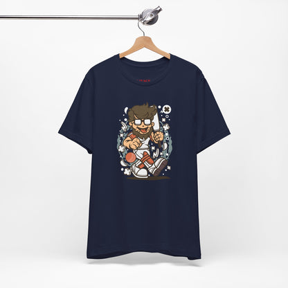 Retro Gamer Cartoon Character Tee