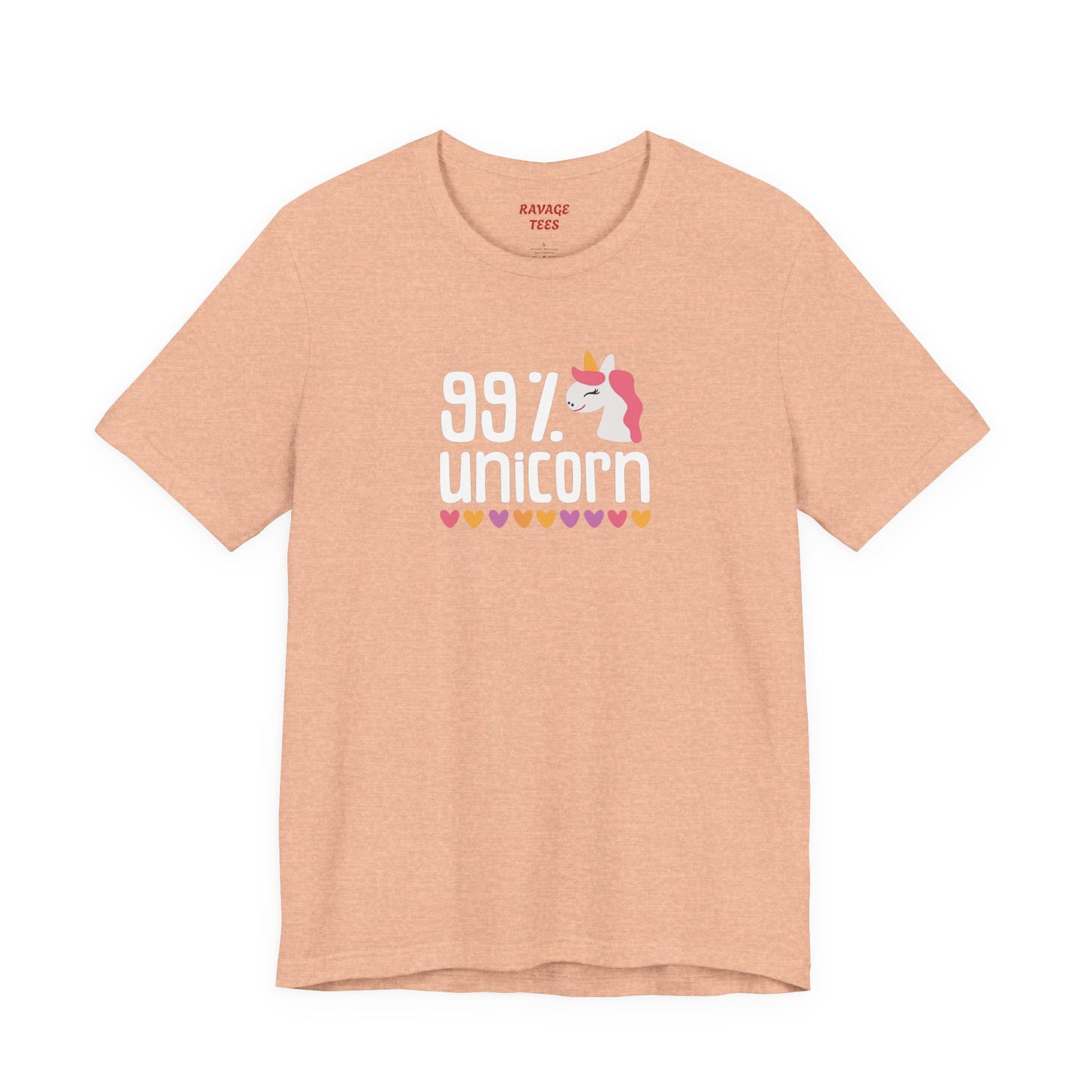 99% Unicorn Tee: Funny, Whimsical Graphic T-Shirt for All Ages
