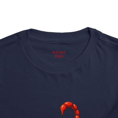Toddler Tee — 'Backstabber's Express' Scorpion & Frog Funny Kids Shirt