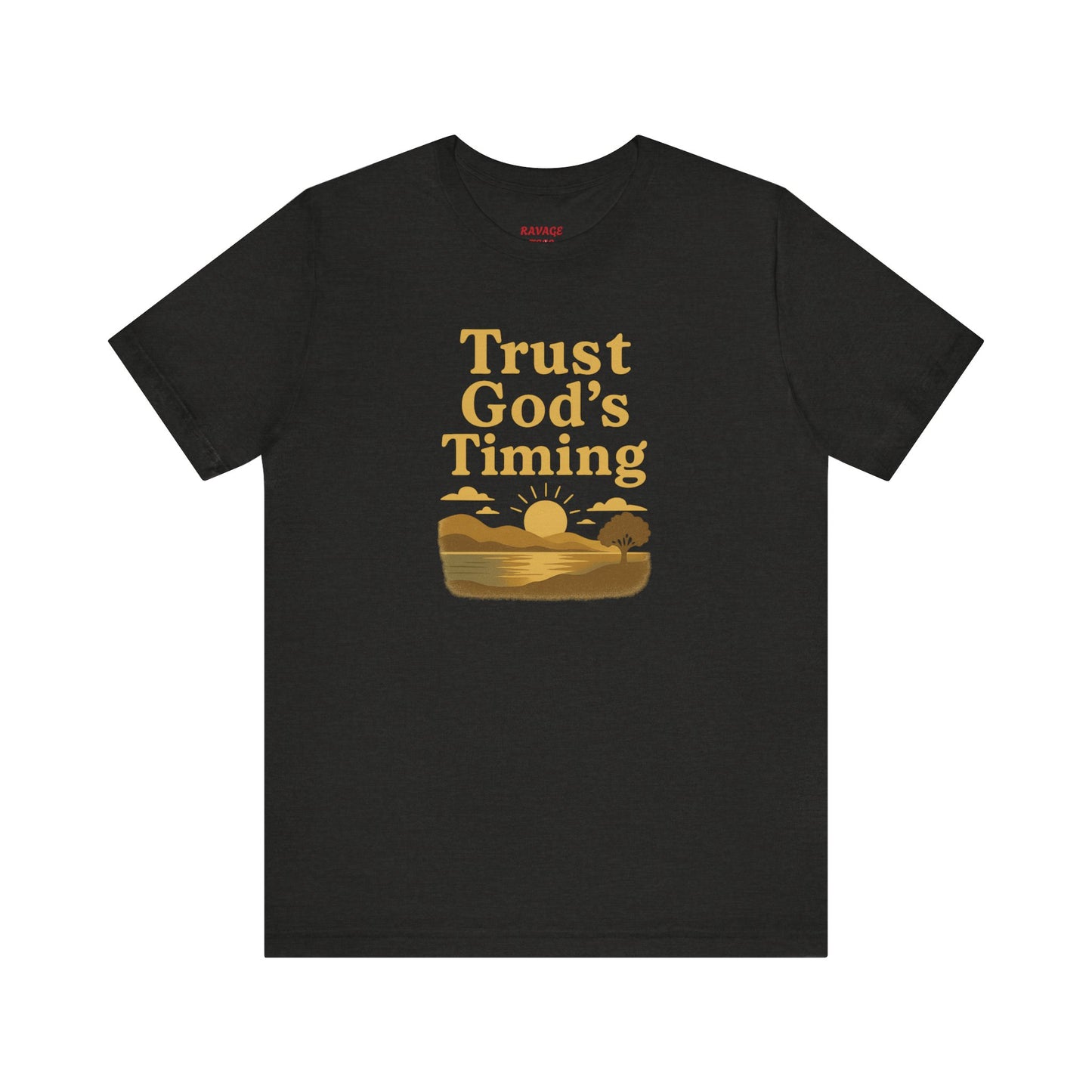 Unisex Inspirational Tee - Trust God's Timing, Relaxed Fit T-Shirt, Motivational Shirt for Everyday Wear, Plus Size Available, Gifts [...]