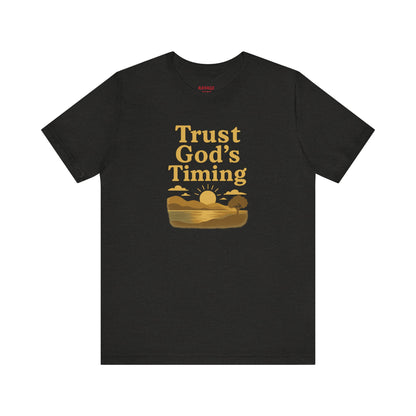 Unisex Inspirational Tee - Trust God's Timing, Relaxed Fit T-Shirt, Motivational Shirt for Everyday Wear, Plus Size Available, Gifts [...]