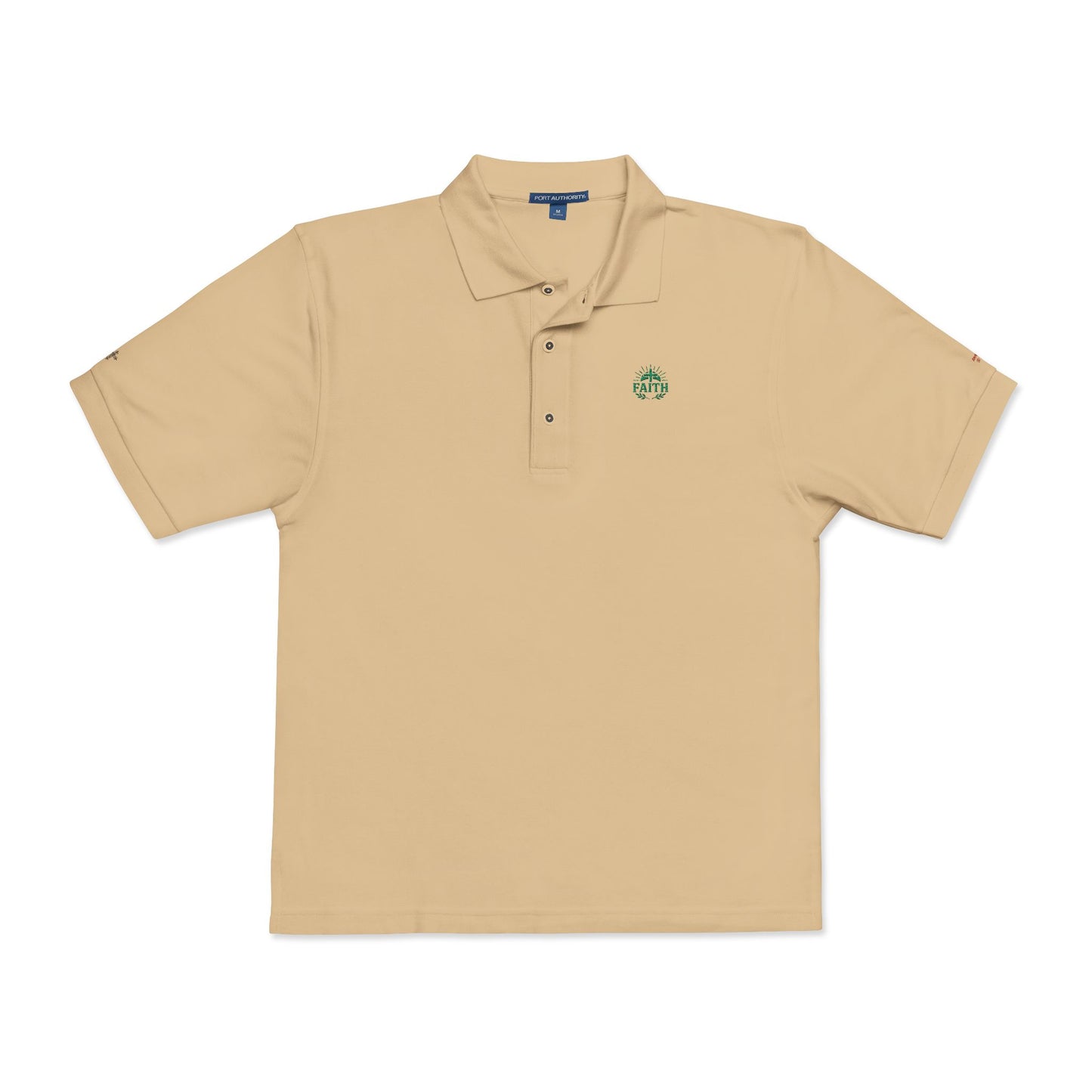 Faith Embroidered Unisex Polo Shirt