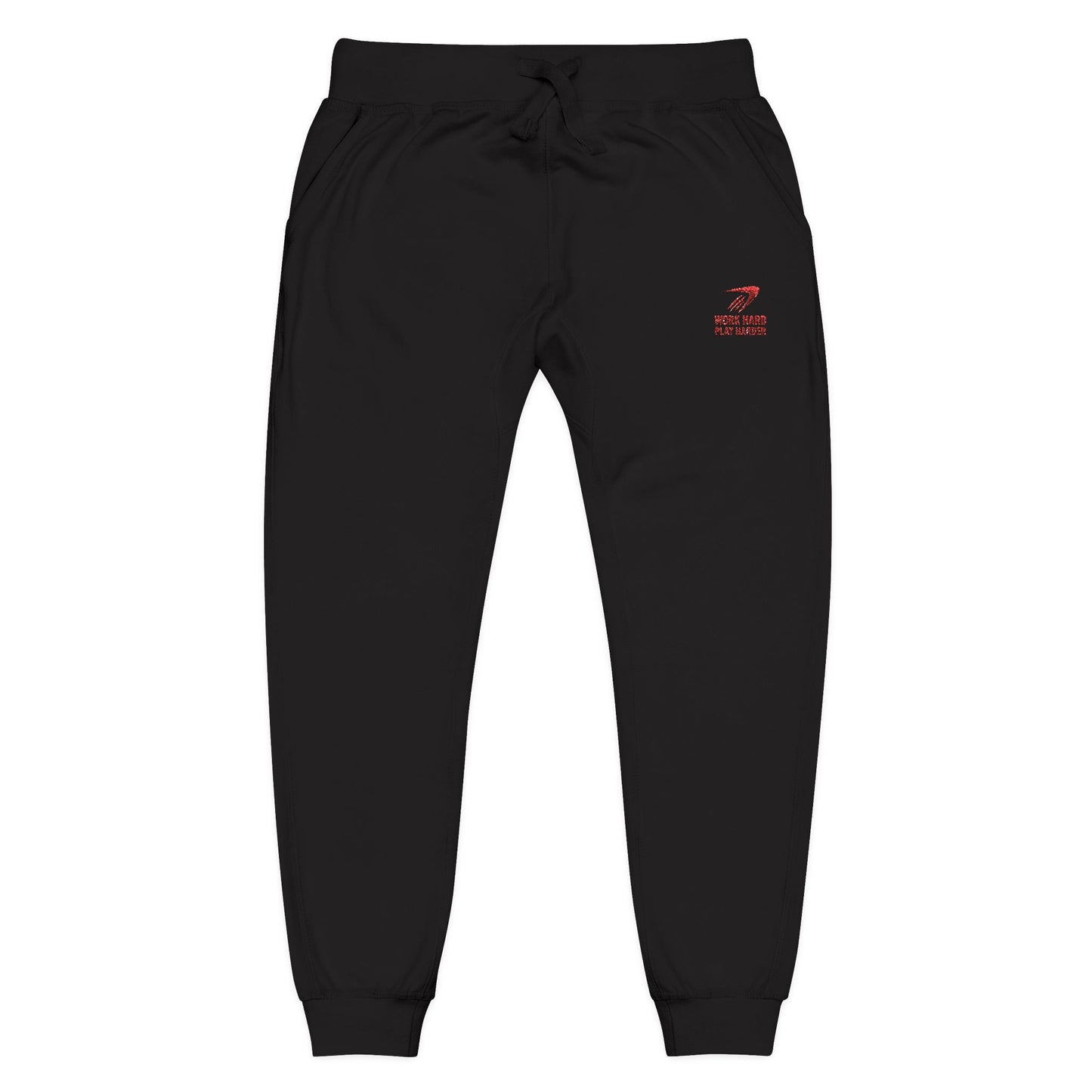 Embroidered '7' Logo Fleece Sweatpants — Cozy White Joggers