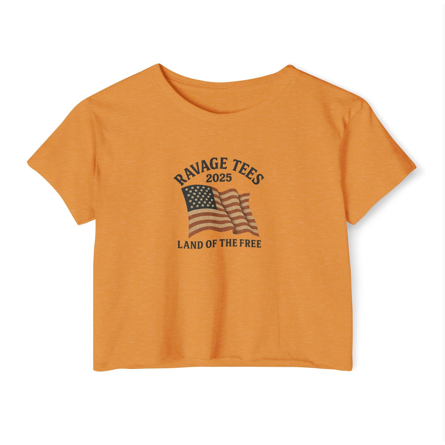 RAVAGE Crop Top: "Land of the Free"