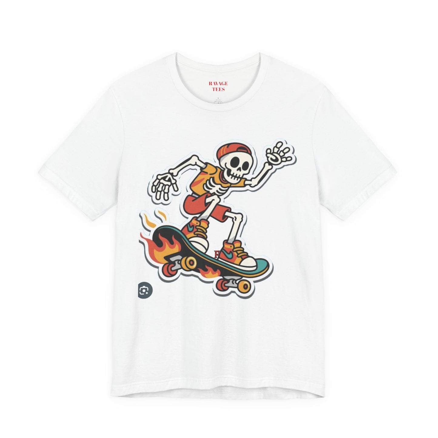 Skateboard Skeleton Tee