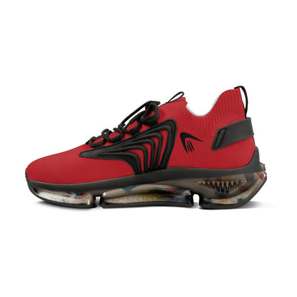 DARK RED RAVAGE Men's Mesh Sneakers: Stylish Ultimate Comfort Athletic Shoes