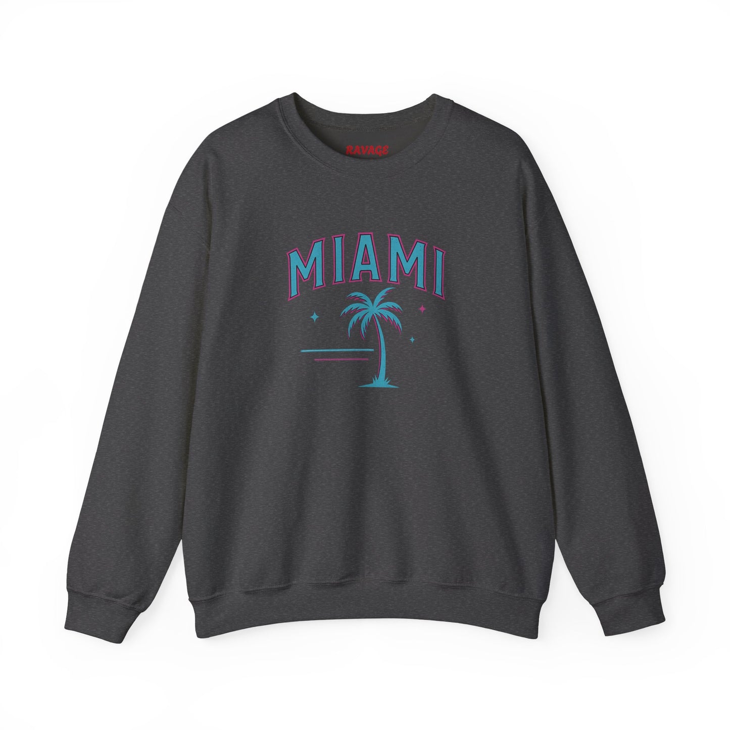RAVAGE Miami City Vibe Unisex Crewneck Sweatshirt
