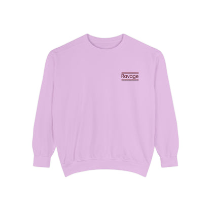 RAVAGE Minimal Logo Sweatshirt — Casual Branded Crewneck